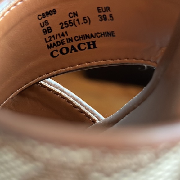 BNIB COACH wedge/platform sandals, US Size 9B - Picture 9 of 9